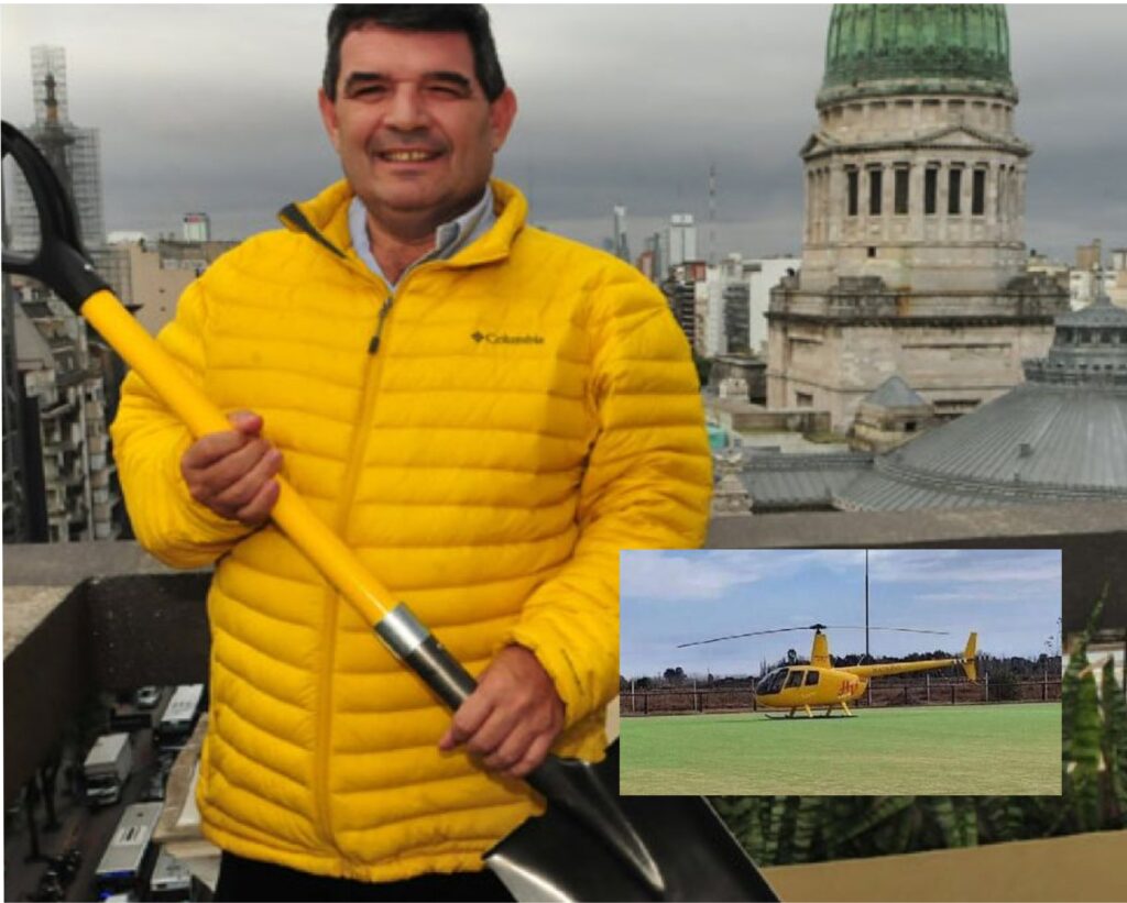 VISITA DESTACADA DESCENDIO EN EL HELIPUERTO MACARENA RODRIGUEZ DE GENERAL  ALVEAR