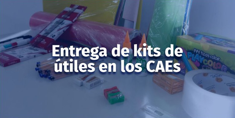 Malargüe entregó kits con útiles y material didáctico a los CAEs