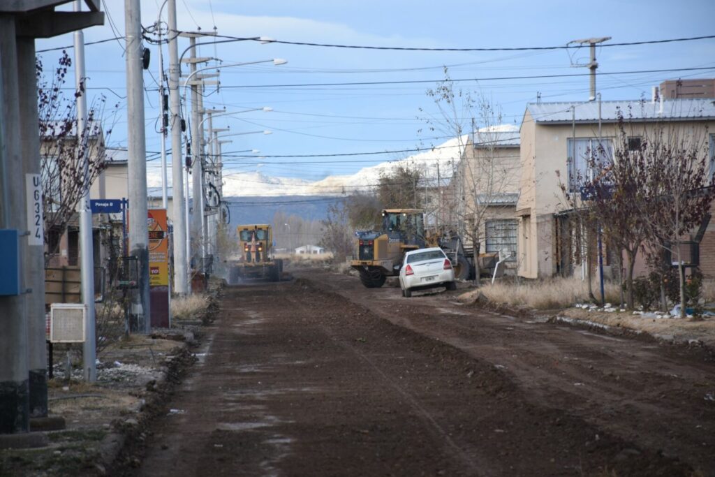 El municipio de Malargüe trabaja en la mejora de las calles