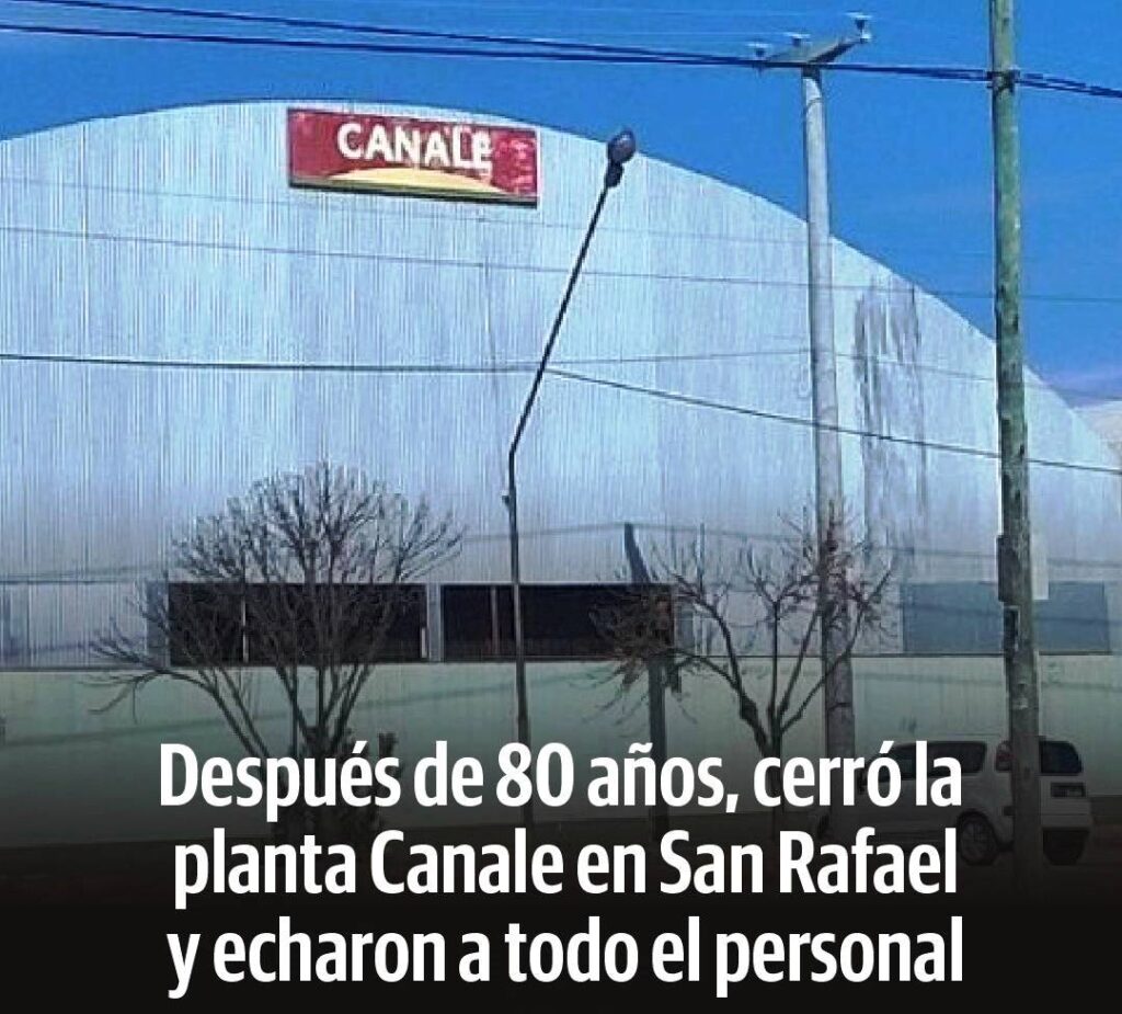 DESPUÉS DE 80 AÑOS CIERRA LA FÁBRICA CANALE DE REAL DEL PADRE