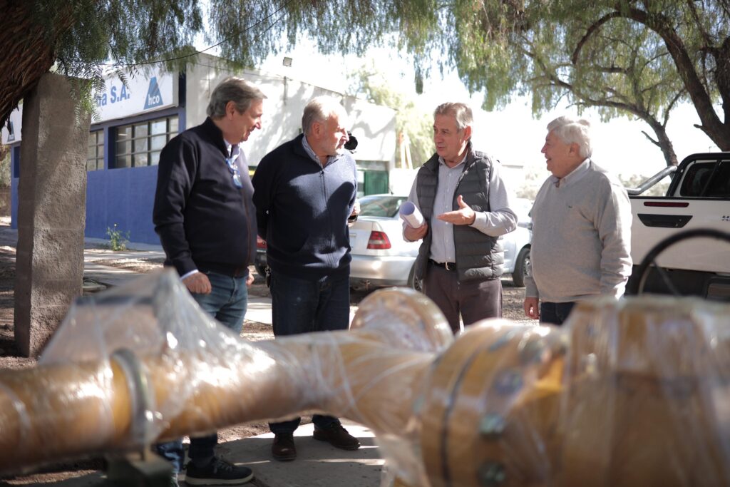 EL TRAMO FINAL DEL GASODUCTO ESTÁ EN MARCHA, SAN RAFAEL YA CUENTA CON EL 100% DE LOS MATERIALES