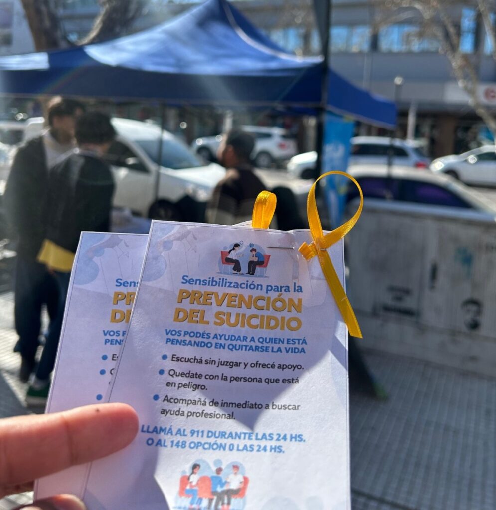 SALUD MENTAL Y PREVENCIÓN DEL SUICIDIO: SAN RAFAEL TRABAJA EN EL MARCO DE “SETIEMBRE AMARILLO”