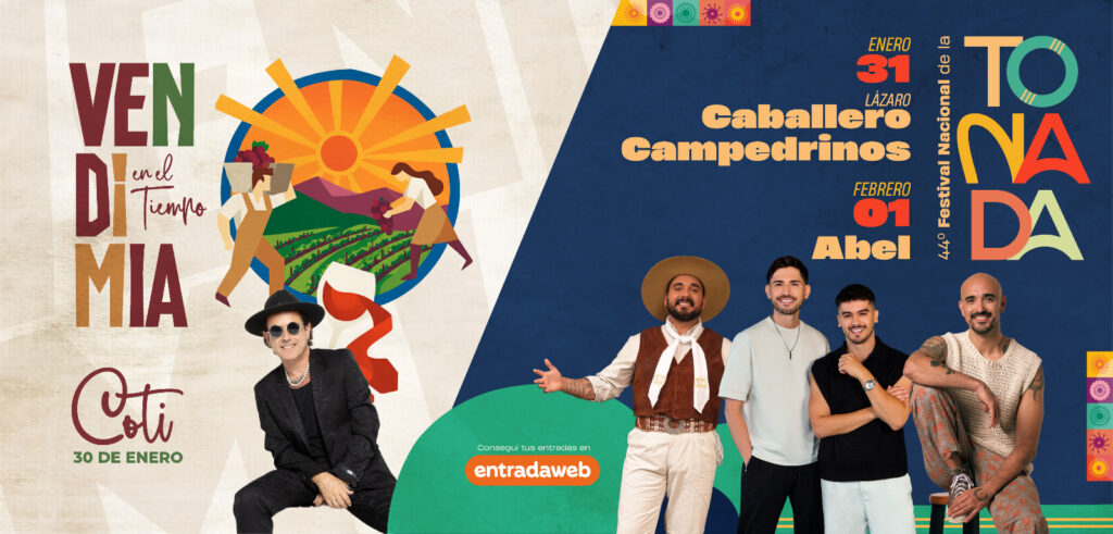 Entradas a la venta para el Festival Nacional de la Tonada y Fiesta de la Vendimia