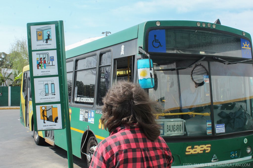 San Rafael: impulsan señalización inclusiva en el transporte público