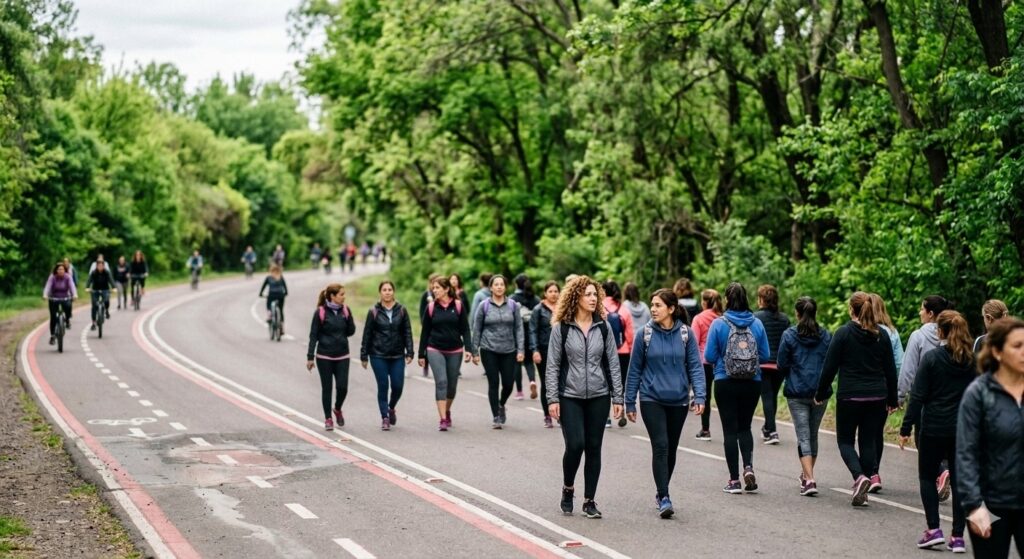 Mujeres con propósito: el Parque de la Lombardía será escenario de la Caminata 8M