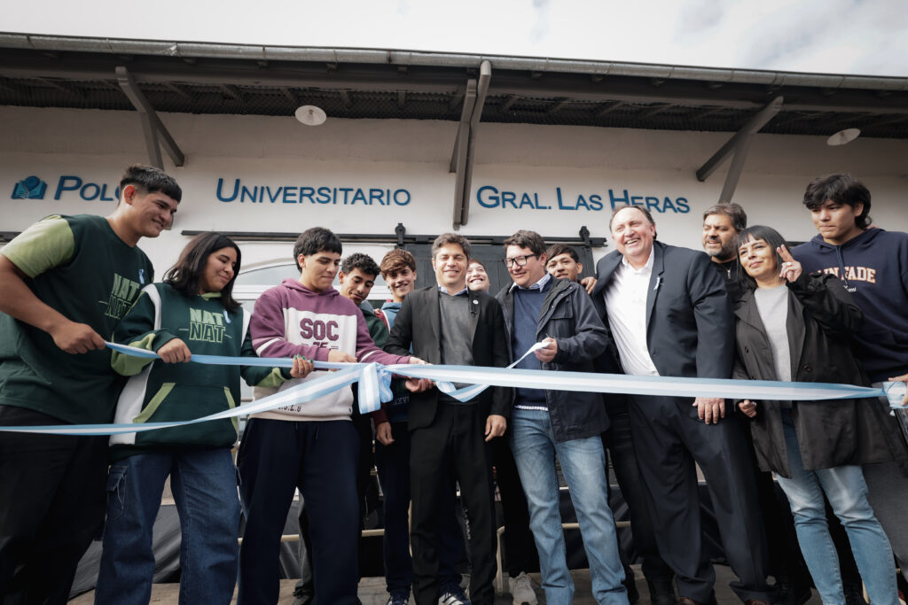 Kicillof inauguró el nuevo Polo Universitario de General Las Heras