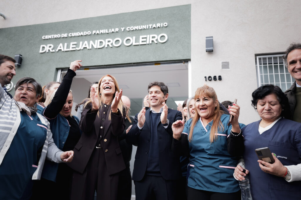 Kicillof inauguró un nuevo centro de salud en Gerli