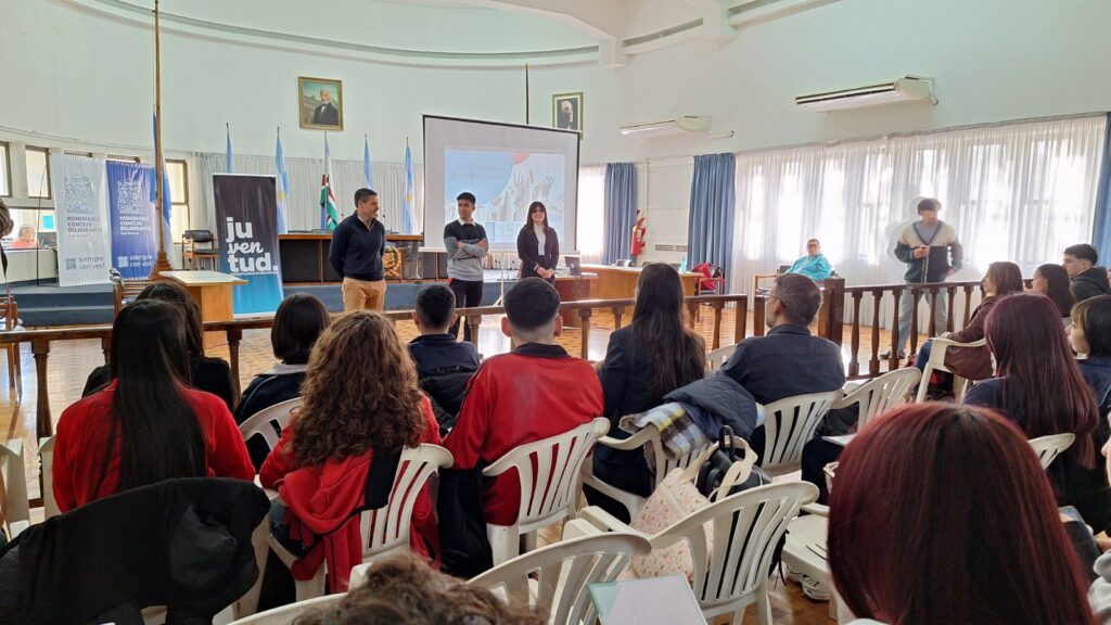 Escuelas secundarias de San Rafael participan de una nueva edición del Concejo Deliberante Estudiantil