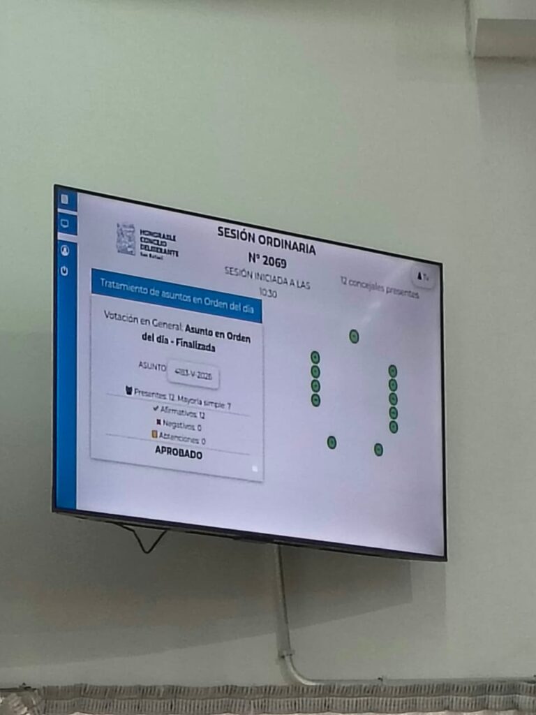 El Concejo Deliberante realizó la primera prueba de sesión digital